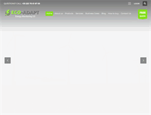 Tablet Screenshot of eco-adapt.com